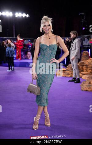 Abbie Quinnen poses for photographers upon arrival at the premiere of