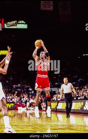 Michael Jordan of the Chicago Bulls. 1996-1997 Season Stock Photo - Alamy