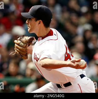 Boston Red Sox Daisuke Matsuzaka during Game 6 of the American League  Championship baseball series Saturday, Oct. 20, 2007, at Fenway Park in  Boston. (AP Photo/Winslow Townson Stock Photo - Alamy