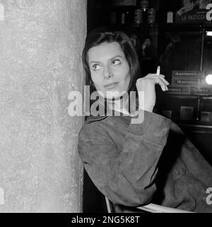 British actress Belinda Lee in the movie Le Notti di Lucrezia Borgia ...