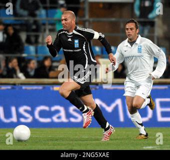 Retired soccer star Zinedine Zidane pictured during the
