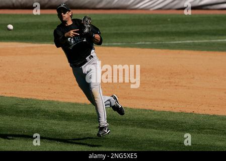 Mar 20, 2007 - Jupiter, FL, USA - Florida Marlins third baseman/first  baseman AARON BOONE is part of three generations of the Boone family to  play in the majors. He is seen