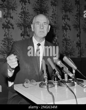 Dr. George W. Beadle, President Of The University Of Chicago, Is Seen 