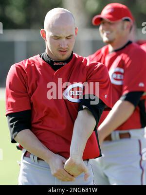 Cincinnati Reds pitcher Bobby Livingston throws against the New York  Yankees in a spring training game, Wednesday, March 7, 2007, at Legends  Field in Tampa, Fla. (AP Photo/Robert F. Bukaty Stock Photo 