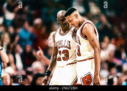 NBA Basketball, Scottie Pippen, Chicago Bulls, 1997 NBA finals Stock Photo  - Alamy