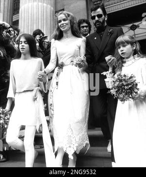 Ex-Beatle Ringo Starr with his wife Barbara Bach at the WaterAid Garden ...