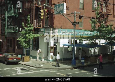 Little Italy Umbertos Clam House Manhattan New York City USA Stock Photo -  Alamy