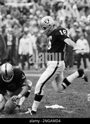 George Blanda, kicking specialist and sub-quarterback of the