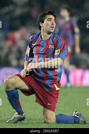 Barcelona's Portuguese player Deco is seen during a Spanish league