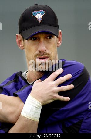 Former outfielder of Arizona Diamondbacks Luis Gonzalez during the MLB  Draft on Monday June 04,2012 at Studio 42 in Secaucus, NJ. (AP  Photo/Tomasso DeRosa Stock Photo - Alamy