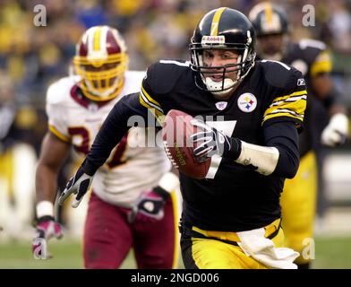 Pittsburgh Steelers' Jerome Bettis rushes against the Seattle Seahawks  during the Super Bowl XL football game Sunday, Feb. 5, 2006, in Detroit.  The Steelers won, 21-10. (AP Photo/Gene J. Puskar Stock Photo - Alamy