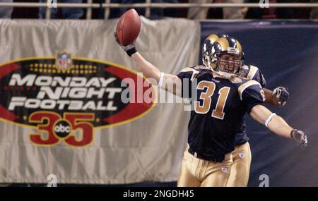 7 September 2003: Adam Archuleta of the St. Louis Rams during the Giants  23-13 victory over the Rams in the 2003 season opener at the Meadowlands in  East Rutherford, New Jersey. (Icon