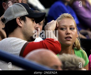 Look: Anna Kournikova watches World Cup game with her twins 