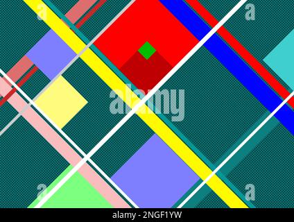 Avant-garde background as cover for brochure. Vector illustration Stock Vector