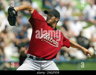 Houston Astros pitcher Andy Pettitte throws from the mound against the  Atlanta Braves during the first inning on Thursday, April 1, 2004 at  Disney's Wide World of Sports Complex in Lake Buena