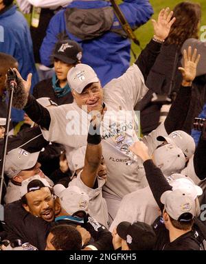 Marlins Jack McKeon in the Box Miami Florida Marlins Manager World Series