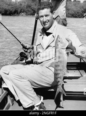 Portrait of Boston Red Sox Ted Williams fishing for sailfish, FL News Photo  - Getty Images