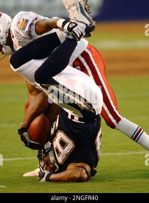 San Diego Chargers wide receiver Patrick Crayton (12) during an NFL  football game Sunday, Oct. 24, 2010, in San Diego. (AP Photo/Lenny Ignelzi  Stock Photo - Alamy