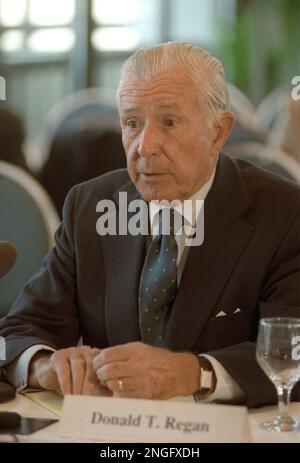 Donald Regan, Who Served Ronald Reagan As Treasury Secretary And Chief ...