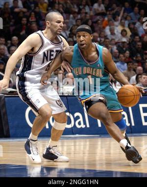 Baron Davis of the New Orleans Hornets during 109-80 loss to the Los  Angeles Clippers at the Staples Center on Monday, Dec. 15, 2003 in Los  Angeles. Photo via Newscom Stock Photo - Alamy