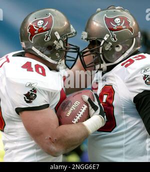 Mike Alstott Tampa Bay Buccaneers Autographed 8 x 10 Red Running  Photograph