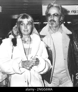 Bo Derek American actress with husband John September 1981 Stock Photo ...