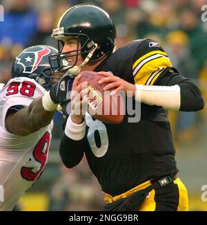 Pittsburgh Steelers quarterback Tommy Maddox against the Oakland Raiders.  The Oakland Raiders. The Steelers defeated the Raiders, 27-7, at Heinz  Field in Pittsburgh on Sunday, Dec. 7, 2003. Photo via Newscom Stock Photo  - Alamy