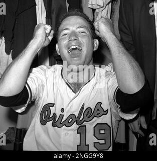 Baltimore Orioles pitcher Dave McNally is shown in Baltimore, Sept. 27,  1966. (AP Photo/Harry Harris Stock Photo - Alamy