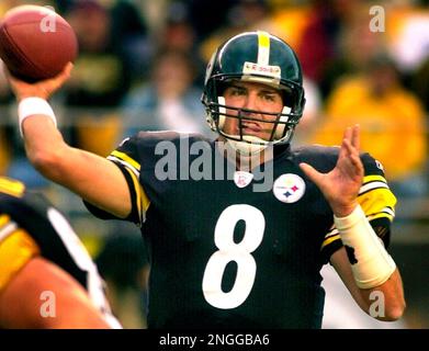 Pittsburgh Steelers quarterback Tommy Maddox against the Oakland Raiders.  The Oakland Raiders. The Steelers defeated the Raiders, 27-7, at Heinz  Field in Pittsburgh on Sunday, Dec. 7, 2003. Photo via Newscom Stock Photo  - Alamy