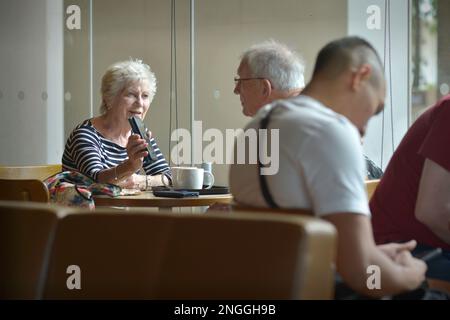 Starbucks Coffee Shop Central Festival Mall Pattaya Thailand Stock Photo