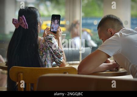 Starbucks Coffee Shop Central Festival Mall Pattaya Thailand Stock Photo