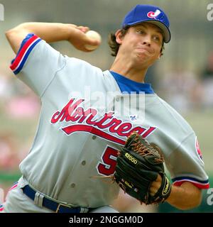 Montreal Expos Zack Day Reacts After Editorial Stock Photo - Stock Image