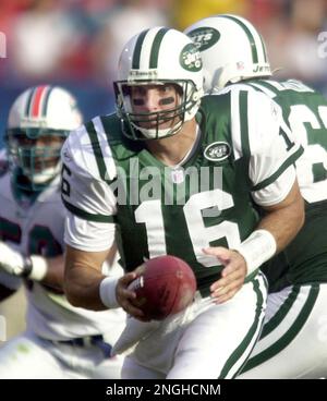 Quarterback Vinny Testaverde of the Baltimore Ravens drops back to