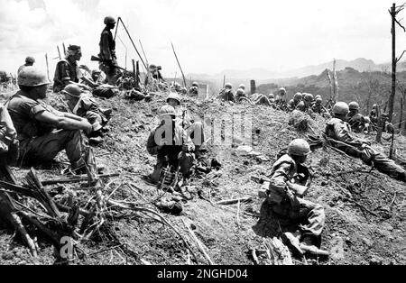 a shau valley 101st Airborne 1969 aerial mountain airstrike smoke ...