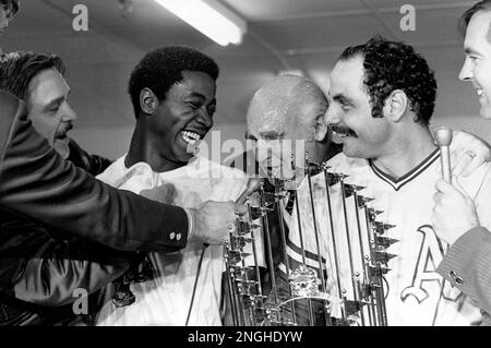 1970s Baseball - 1974: Oakland A's Owner Charlie Finley poses with