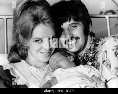 The Beatles member Ringo Starr and his wife Maureen Starkey at the ...