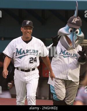 Tony Perez Game-Worn 2001 Florida Marlins Jersey