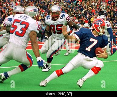 Chris Slade of the New England Patriots during a NFL football game