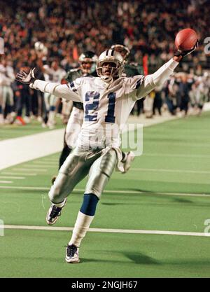 Derrick Thomas (58) Kansas City Chiefs and Deion Sanders (21) Dallas  Cowboys. (Sportswire via AP Images Stock Photo - Alamy