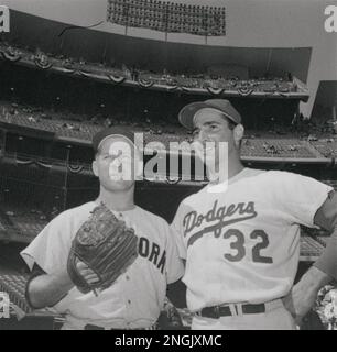 Sandy Koufax & Whitey Ford Yankees Dodgers Autograph Signed 