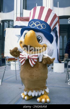 Sam the Olympic Eagle was the mascot of the 1984 Summer Olympics Stock