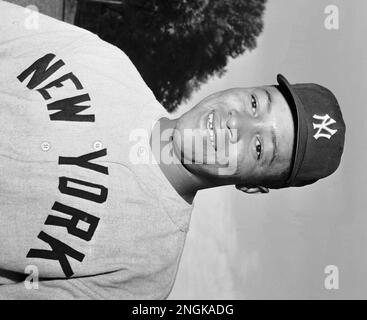 Elston Howard was a star baseball player with the New York Yankees in the  1950s and 1960s Stock Photo - Alamy