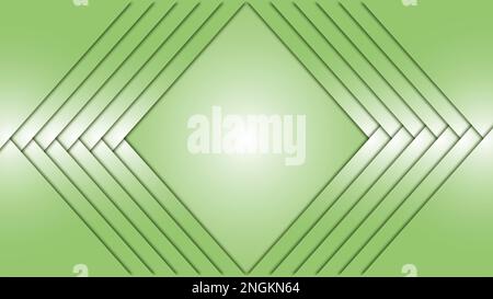 Green vector background with shadow Stock Vector