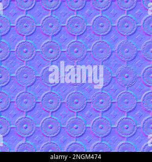 Normal map Floor tiles texture, Normal mapping Floor tiles Stock Photo