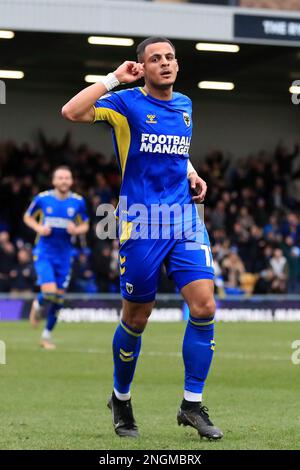 Ali Al-Hamadi Of AFC Wimbledon On The Ball During The FA Cup 2nd Round ...