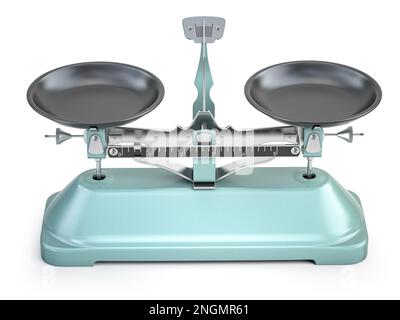 Balance Scale Isolated Stock Photo, Picture and Royalty Free Image. Image  147727452.