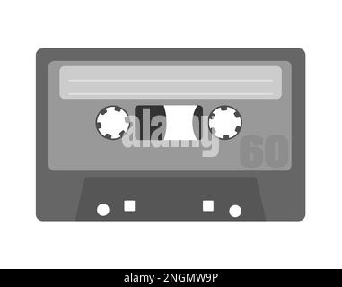 compact cassette, vector illustration , flat style Stock Photo - Alamy