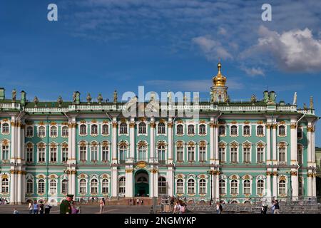 St. Petersburg Russia. The Winter Palace Hermitage Museum Stock Photo