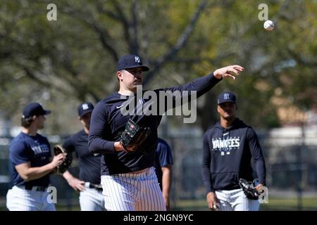 This is a 2023 photo of Carlos Rodon of the New York Yankees baseball team.  This image reflects the Yankees active roster as of Wednesday, Feb. 22, 2023,  when this image was