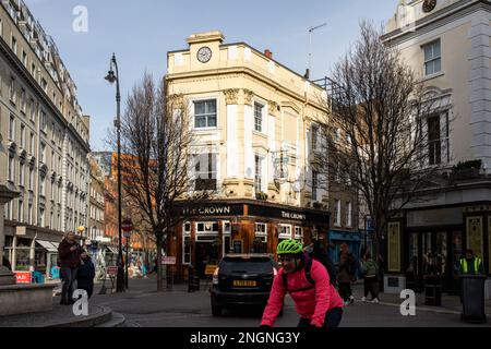 The Crown pub in Seven Dials district of London, England Stock Photo